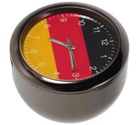 AMUSLESUR Horloge Lumineuse à Quartz Analogique Mini pour Voiture, Accessoire de Tableau de Bord Fixation Adhésive, Décoration Intérieure pour Véhicules et Bateaux