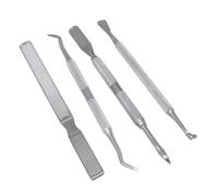 AMUSLESUR Kit de Manucure Double Face Coupe-Ongle Professionnel 4 Pièces Outils de Polissage pour Pédicure et Soin des Ongles Incarnés