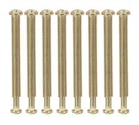 AMUSLESUR Kit de Réparation 6 Pièces pour Ventilateur Pliant Rivets en Fer Nickelé et Écrous, Remplacement Facile et Rapide de L'axe pour Éventails Portables