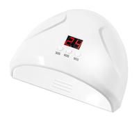 AMUSLESUR Lampe Ongles Gel 36w 12 LED Blanc Pp Abs, Séchoir à Ongles pour Manucure Électrique, Minuterie 3 Réglages, Sèche Tout Vernis Gel sans Bronzer les Mains