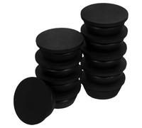 AMUSLESUR Lot de 10 Bouchons en Caoutchouc Noir pour Climatisation, Diamètre 20mm, Bloque Ouverture et Empêche Condensation, Accessoires Pratiques pour Unité Extérieure