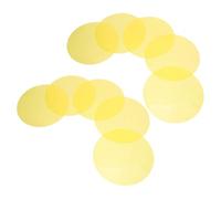 AMUSLESUR Lot de 10 Feuilles Correctrices de Lumière Autocollantes 10 Cm, Filtres de Diffusion Colorés en Plastique pour Lampes D’Ambiance, Éclairage Décoratif pour Studio, Bureau