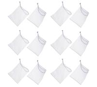 AMUSLESUR Lot de 40 Sachets à Savonnette en Filet Moussant Ruban Pochette Exfoliante pour Savonnette Visage Aidant à Créer Mousse Riche et Nettoyage Peau Douce Usage Beauté Couleur