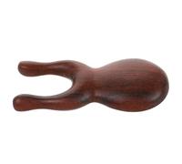 AMUSLESUR Masseur de Nez Portable en Bois Couleur Café, Outil de Beauté Design Élégant pour Massage et Soin Nourrissant Peau, pour Visage et Contours