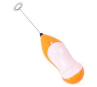 AMUSLESUR Mini Batteur à Œufs Électrique 2pcs Cuisine Maison, Manuel en Abs et Acier Inoxydable, Appareil Automatique Énergie Couleur Aléatoire