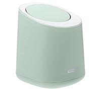 AMUSLESUR Mini Poubelle de Table avec Couvercle à Pression en Abs et Pp, Design Moderne, pour Chambre ou Salle de Bain, 1 Set Léger et Pratique