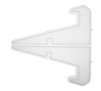 AMUSLESUR Moule en Silicone pour Résine Époxy pour Supports de Plaques et Œuvres d'art, Multifonctionnel, Blanc, pour DIY et Ateliers Créatifs