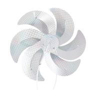 AMUSLESUR Moulin à Vent Rotatif Réfléchissant pour Oiseaux, 1 Corde | Pet et Corde en Nylon, Usage Extérieur, pour Entrepôts et Voies Ferrées, Léger