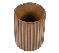 AMUSLESUR Mug à Eau Vintage en Céramique 300 Ml Tasse à Lait Rayée Style Rétro Mug pour Boissons Chaudes Tasse à Thé de Bureau Couleur Flow Sable Design Rustique et Fonctionnel