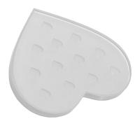 AMUSLESUR Palette Porte-colle Facile à Nettoyer 12 Compartiments pour Extensions de en Verre de Cœur pour Salon de ou Usage Personnel