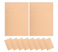 AMUSLESUR Papiers à Écrire Braille Éducation Amélioration des Compétences en Papier Khaki Lot de 10 Aide Pédagogique pour Tableau D'écriture Braille pour L'