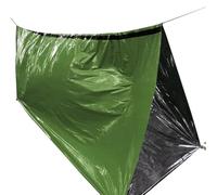AMUSLESUR Paquet PE, Léger et Facile à Transporter de Couchage d'urgence de Camping Ultra-Fin en Film Aluminium pour Expéditions en Hiver et Automne