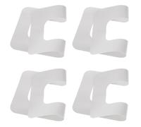AMUSLESUR Patch Adaptateur Boîtier Aileron PVC 4PCS pour Sup Paddle Board avec Base Détachable Compatible Universel pour Océan et Lacs