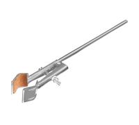 AMUSLESUR Pince à Flasque en Fer Noir Ouverture Maximale de 4 Cm, Pince Multifonction Stable pour Support de Laboratoire Chimique en Milieu Scientifique