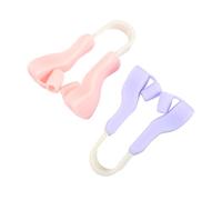 AMUSLESUR Pince Correctrice de Nez pour Modelage et Redressement Nez 2pcs en Silicone Accessoire de Beauté Confortable pour Adultes