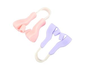 AMUSLESUR Pince Correctrice de Nez pour Modelage et Redressement Nez 2pcs en Silicone Accessoire de Beauté Confortable pour Adultes