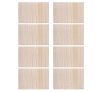 AMUSLESUR Planche de Karaté en Bois pour Entraînement et Passage de Grade, Lot de 8 Pièces 0,3 CM d'Épaisseur pour Débutants et Adultes