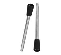 AMUSLESUR Poignée D'équipement Industriel 2pcs Tige Filetée M10, Manivelle en Acier Carbone Haute Résistance pour Machine à Fraiser et Perceuse en Industriel