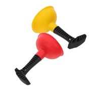 AMUSLESUR Pompe à Ventouse en Caoutchouc 2pcs pour Toilettes, Outil Puissant de Débouchage Multi-fonctionnel pour Nettoyage Maison et Salle de Bain