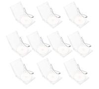 AMUSLESUR Porte-clés en forme de disque vinyle rétro - Lot de 10 pendentifs en acrylique - Accessoires DJ pour décoration fête d'anniversaire