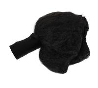 AMUSLESUR Postiche de Samouraï Japonaise Noire Adaptée aux Combats Sumo et Jeux de Lutte, Accessoire de Déguisement pour Hommes