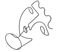 AMUSLESUR Présentoir à Bijoux Métal Noir Grand Format Design Visage Abstrait Support Boucles Oreilles et Rangement Élégant pour Femme Décor Moderne et Stable pour Bureau