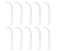 AMUSLESUR Présentoir Transparent pour Boucles D'oreilles en Acrylique 10pcs, Support de Rangement Simple et Élégant pour Essayer et Exposer Vos Bijoux