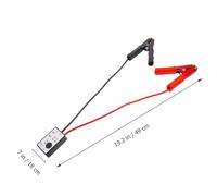 AMUSLESUR Protecteur de Surtension Automobile 12/24 V en Abs, Accessoire Électrique Anti-surtension pour Système de Véhicule, Outil Diagnostic Électrique pour Protection Batterie, Usage