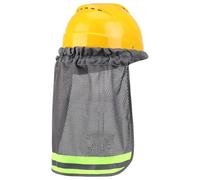 AMUSLESUR Protection de Cou pour Casque de Chantier Pare-Soleil et Tissu Séchant Rapidement, Adaptée aux Travailleurs sur Site de Construction