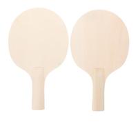 AMUSLESUR Raquettes de Tennis de Table Kit Table de Ping-Pong 2pcs et Bois DIY pour Entraînement et Jeu en Plein Air pour Garçon et Filles et Parents Parents