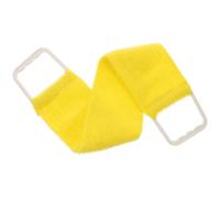AMUSLESUR Serviette Exfoliante Bleue Design Simple en Polyester Double Face Exfoliation pour Peau Lisse et Tonifiée Bande de Massage Dos Couleur Aléatoire pour Bain Homme et Femme