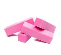 AMUSLESUR Set de 5 Tampons à Ongles en Éponge Solide, Légers et Lavables, pour Manucure et Pédicure Professionnelle Préparation des Ongles Couleur Aléatoire