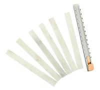 AMUSLESUR Stylos en pour Marquage Clair avec Porte-pierres à Savonnette et 6 Recharges, Prise Sécurisée Acier, Aluminium et Fonte en Construction