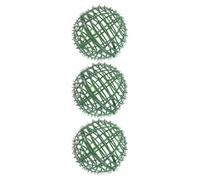 AMUSLESUR Support à Fleurs en Plastique Vert 3pcs pour Boules Topiaires Artificielles, Cadre Solide et Design Élégant, pour Décoration de Jardin et Maison