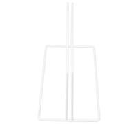 AMUSLESUR Support Mural Métallique pour Panneau de Confidentialité, Clip Écran de Table Base en Maille 21X10X10 CM, Accessoire Bureau Polyvalent pour Séparation et Organisation