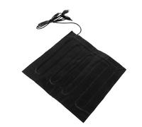 AMUSLESUR Tapis Chauffant pour Germination Thermostat Réglable, Chauffage pour Aquarium et Fleurs, Tissu Noir, Faible Consommation D'énergie, Culture de Plants