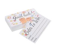 AMUSLESUR Tickets de Tombola 200 Cartes à Remplir Formulaire Préimprimé pour Événements Caritatifs et Jeux de Loterie Format 8D Papier