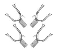 AMUSLESUR Tuteur Jardin 4pcs en Alliage D'aluminium pour Support de Branche Arbre Fruitier Installation Facile et Protection la Charge de Neige, pour Vergers en Hiver