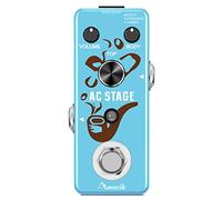 Amuzik Guitar AC Stage Pedal Effets de Guitare Électrique 3 Modes True Bypass Miniature