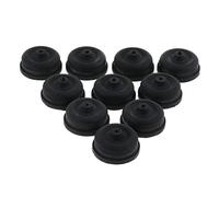 Amuzocity 10pcs Réservoir de Poissons Pratique Pompe à Oxygène de L'air Pompe à Air à Membrane en Caoutchouc D'aquarium - Noir, 1