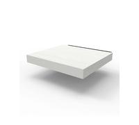 Amveya Étagère murale blanche - Petites étagères pour murs - 25 x 22 x 3 cm - Convient pour bureaux, salons, chambres et cuisines (1, blanc, 25 cm)