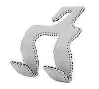 AMVOYOA 【2021 Crochet pour sac à main de voiture, crochets 2 en 1 pour appuie-tête de siège de voiture, support de rangement durable en cuir pour accrocher des sacs d'épicerie, gris