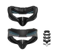AMVR Face Cover Pad Interface faciale Compatible avec Les Accessoires Meta/Oculus Q3S, avec Remplacement de Coussin(fit Elite/Stock Head Strap)