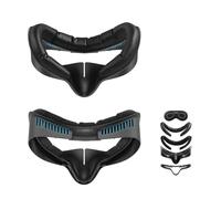 AMVR Face Cover Pad Interface faciale Compatible avec Les Accessoires Meta/Oculus Quest 3S, avec Remplacement de Coussin(fit Elite/Stock Head Strap)