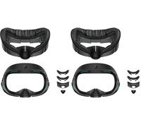 AMVR Face Cover Pad Interface faciale Compatible avec Les Accessoires Q3, avec Remplacement de Coussin pour Le Visage en PU Doux et Coton de Soie de Glace Respirant (amélioré) (Lot de 2)