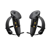 AMVR Housse de poignée de Manette améliorée Compatible avec Les Accessoires Meta/Oculus Quest 3/Quest 3S, avec Couvercle d'ouverture de Batterie et Sangles de Protection (Extended Version)