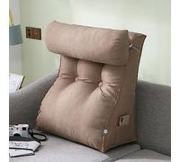Triangulaire Oreiller de Lecture Confortable,Oreiller Soutien Dos,avec Appui tête Réglable & Housse Amovible,pour s'asseoir dans Un lit Coussin D'assise Coussin de Dossier
