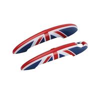 Amxaqjc Pour MINI Pour Cooper S Pour JCW R50 R52 R53 R55 R56 R57 R58 R59 R61 2 Pièces/ensemble Autocollant Poignée Porte Style Voiture Poignée de Porte Voiture Extérieure(M)