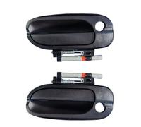 Amxaqjc Pour Nissan Pour Sentra 2000-2006, Avant Gauche Droite Avec Trou Poignée Porte Extérieure Texture Noire Poignée Porte Voiture(LH and RH)