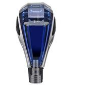 Amxaqjc Pour SKODA 8/10/12MM Poignée Filetée Pommeau Levier Vitesse Universel Cristal LED Pommeau Levier Vitesse Voiture(5 speed-Lights)